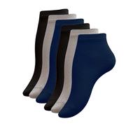 Vincent Creation Chaussettes bleu / greige / noir, Taille 35-38