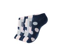 Vincent Creation Chaussettes bleu marine / gris / rose, Taille 39-42