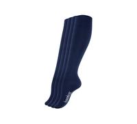 Vincent Creation Chaussettes montantes bleu foncé, Taille 35-38