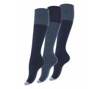 Vincent Creation Lot de 3 paires de chaussettes, mi-bas, pour les femmes, bicolore, original