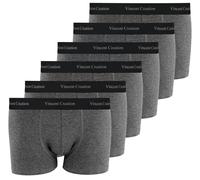 Vincent Creation Lot de 6 boxers rétro pour homme, anthracite, M