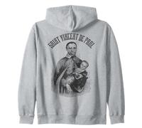 Vincent de Paul Société française des Saints catholiques Vintage Sweat à Capuche