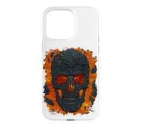 Vincent HIE Crâne de Lave Emo Punk Rock Goth Classique Fun Coque pour iPhone 15 Pro Max