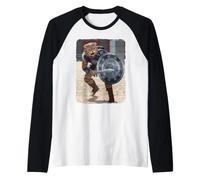 Vincent HIE Gladiator Cat Parodie Film Romain héros rétro Amusant Manche Raglan