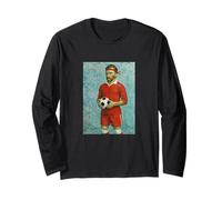 Vincent Montre L’Amour du Football dans Un Portrait Rouge Manche Longue