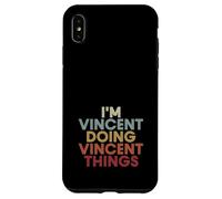 Vincent Name Vincent Personalized Name First Given Coque pour iPhone XS Max