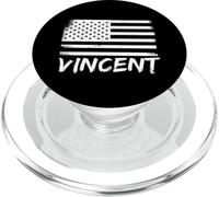 Vincent Nom d'anniversaire personnalisé de citoyenneté PopSockets PopGrip pour MagSafe