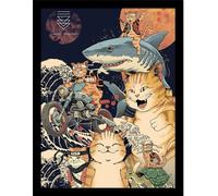 Vincent Trinidad - Poster encadré "Catana", montage photo PM10264 (40 cm x 30 cm) (Coloré)