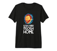 Vincent Van Gogh Artiste Hard Or Go Home T-Shirt Haut de Gamme