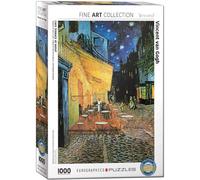 Vincent Van Gogh Café Terrasse La Nuit Puzzle En Bois 1000 Pièces 68Cm X 49Cm