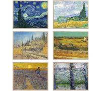Vincent van Gogh - Décoration murale classique - Peinture à l'huile classique - Impressions sur toile - Art mural - Exposition d'artiste célèbre - Décoration murale esthétique (20,3 x 25,4 cm, sans