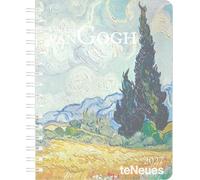 Vincent van Gogh Diary 2027: Buchkalender 17x22 cm - Wochenplaner mit Meisterwerken von Van Gogh, Schutzcover, internationalen Feiertagen & preforierten Notizzetteln für Kunstliebhaber