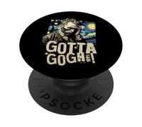 Vincent Van Gogh Funny Art Pun Post Impressionnism Design PopSockets PopGrip Adhésif