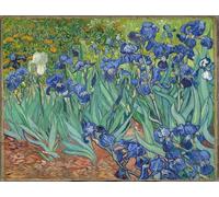 Vincent Van Gogh - Iris - Taille 10 x 15 cm Haltadéfinition - Puzzle de poche parfait pour voyager ou cadeau