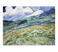 Vincent Van Gogh Landscape From Saint Remy Unframed Wall Art Print Poster Home Decor Premium Paysage De mur Affiche Accueil Déco
