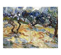 Vincent Van Gogh Olive Trees XL Giant Panel Poster (8 Sections) Des arbres Affiche