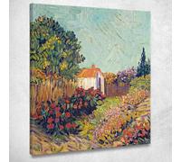 Vincent Van Gogh Paysage vvg231 Tableau imprimé sur toile, 40 x 32 cm