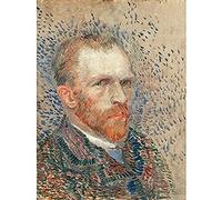 Vincent Van Gogh Self Portrait 3 Art Print Canvas Premium Wall Decor Poster Mural mur Déco Affiche