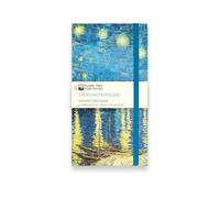 Vincent Van Gogh: Starry Night over the Rhône Flame Tree Sticky Notes Folder