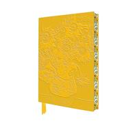 Vincent Van Gogh Sunflowers 2026 Artisan Art Vegan Leather Diary Planner - Page to View With Notes