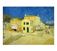 Vincent Van Gogh The Yellow House Art Print Canvas Premium Wall Decor Poster Mural Jaune Maison mur Déco Affiche