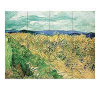 Vincent Van Gogh Wheatfield With Cornflowers XL Giant Panel Poster (8 Sections) Affiche