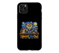 Vincent Van Owl Wise Owl Artist Painting Art Coque pour iPhone 11 Pro Max