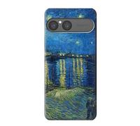 Vincent Vangogh Starry Night Over the Rhone Etui Coque Housse pour Sony Xperia 10 VII