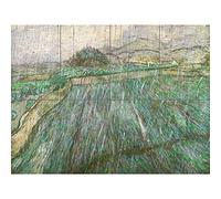 Vincent Willem Van Gogh Dutch Rain XL Giant Panel Poster (8 Sections) néerlandais Pluie Affiche