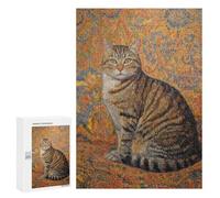 Vincent's Cat A Vibrant Portrait Puzzle 1000 Pièces Educa Jouet en Bois Cadeau Unique Décoration Intérieure Jeu Éducatif Challenge Toy Adultes Et Enfants À Partir De 14 Ans 300 PCS