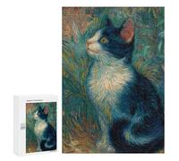 Vincent's Cat A Whimsical Painting Puzzle 1000 Pièces Educa Jouet en Bois Cadeau Unique Décoration Intérieure Jeu Éducatif Challenge Toy Adultes Et Enfants À Partir De 14 Ans 300 PCS
