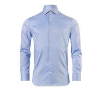 Vincenzo Boretti Chemise, Regular-fit/Taille Normale, sergé - Infroissable Bleu 41-42