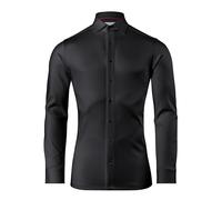 Vincenzo Boretti Chemise, Slim-fit/Taille cintrée, Jersey - Infroissable Noir 41-42