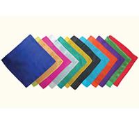 Vincenzo Di Fatta (V) Foulard en Soie (22,5 x 22,5 cm) Violet