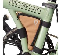 Vincita Boomerang Sacoche de Cadre pour vélo Brompton Accessoires de vélo Marron