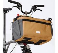 Vincita Caddy Pet Panier pour vélo Brompton - Sac de transport confortable et sécurisé avec cadre en aluminium, housse en maille, sangle réglable et poches latérales. Compatible avec le bloc de