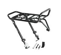 Vincita Porte-bagages avant pour vélo - Porte-bagages pour roues de 40,6 à 71,1 cm - Pince à ressort et crochet élastique - Capacité de charge de 10 kg - Idéal pour les vélos de route, de ville,