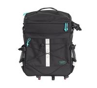 Vincita R&B Rackbag - Sac à dos convertible pour vélos pliants, résistant à l'eau, compartiment pour ordinateur portable 16", housse de pluie incluse (noir)