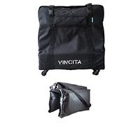 VINCITA Sightseer 3.5 Sac de Transport Souple pour vélo Pliable Brompton. Noir