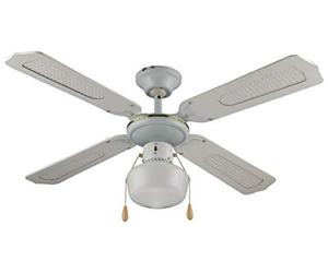 Vinco 70912 Ventilateur pour plafond réversible à 3 vitesses, fonction été/hiver, 50 W -