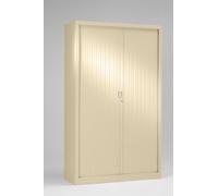 Vinco Armoire Monobloc H198xL100xP43 cm 4 Tablettes Beige (1015) Rideaux Beige