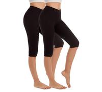 Vinconie Legging Short Femme Culotte Sécurité Capri Leggings Short sous Jupe