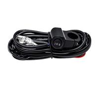 VINCTV Interrupteur de klaxon de Moto Faisceau Câbles Feux Antibrouillard Moto Relais Commutation Phare Câble Projecteur avec 3 Prises Prise en Charge d'un Faisceau Câbles D'éclairage Jusqu'à 180 W