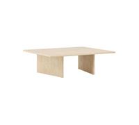 Table Basse Effet Traversin "Skagen" 120cm Beige