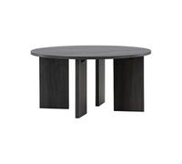 Table Basse Ronde Design "Askeron" 80cm Noir