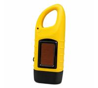 VINDENI Lampe Dynamo, Lampe Torche Solaire, Lampe de Poche Dynamo | 3 LED Haute Luminosité, pour Sports de Plein Air, Randonnée et Chasse