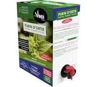 VINDI JARDIN - Purin d’Ortie 100% Naturel - Insecticide, Fongicide & Engrais Liquide - BIB 1,5 L