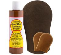 Vineen - Lotion de bronzage Maui Babe Lotion de bronzage d'extérieur 8 oz Gants de bronzage pour le visage et le corps Maui Babe