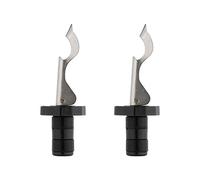 Viners Barware Lot de 2 bouchons de bouteille avec joints hermétiques réglables et décapsuleur intégré