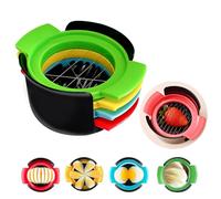 VINEST 4 en 1 Coupe Oeuf à La Coque, Coupe Oeufs Durs, Toqueur Oeuf à La Coque en Acier Inoxydable 304 et Plastique ABS, Coupe Kiwi pour Couper Les œufs Les Aliments Mous Les Kiwis et Les Fraises